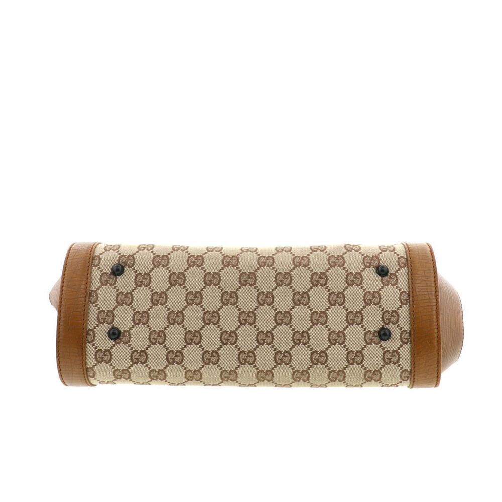GUCCI Bamboo Handbag Beige Bag - Picture 5 of 6